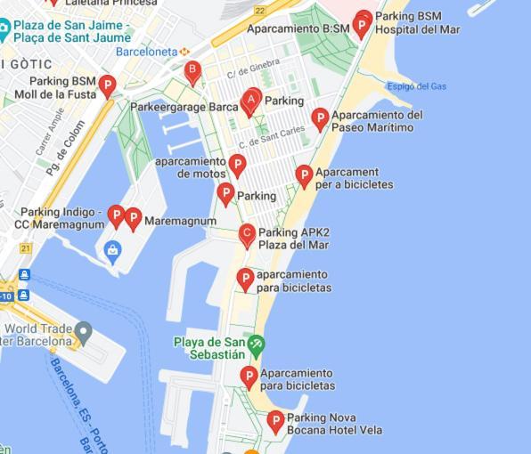 Barceloneta Port Ramblas Esterno foto